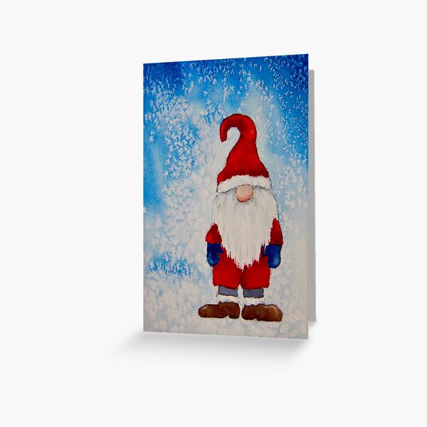 Christmas Gnome Greeting Card