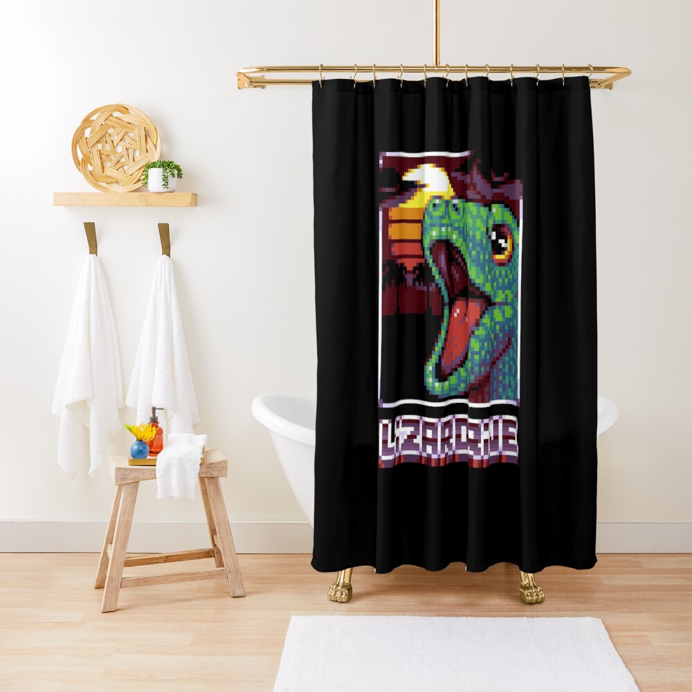 Rideau de douche « LIZARDRIVE»