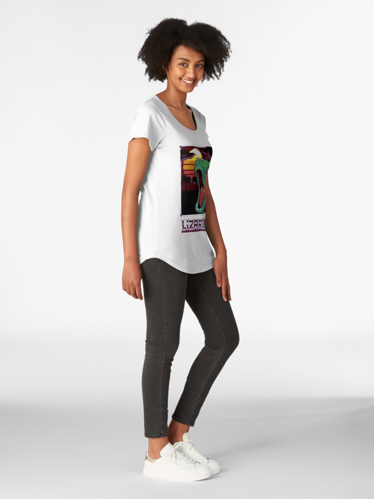 T-shirt premium échancré ''LIZARDRIVE' : autre vue