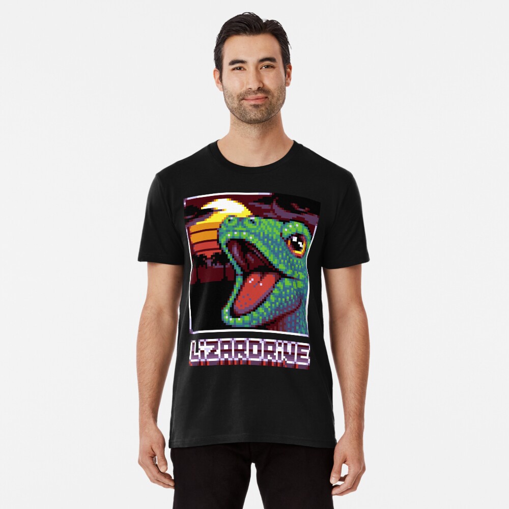 T-shirt premium « LIZARDRIVE»