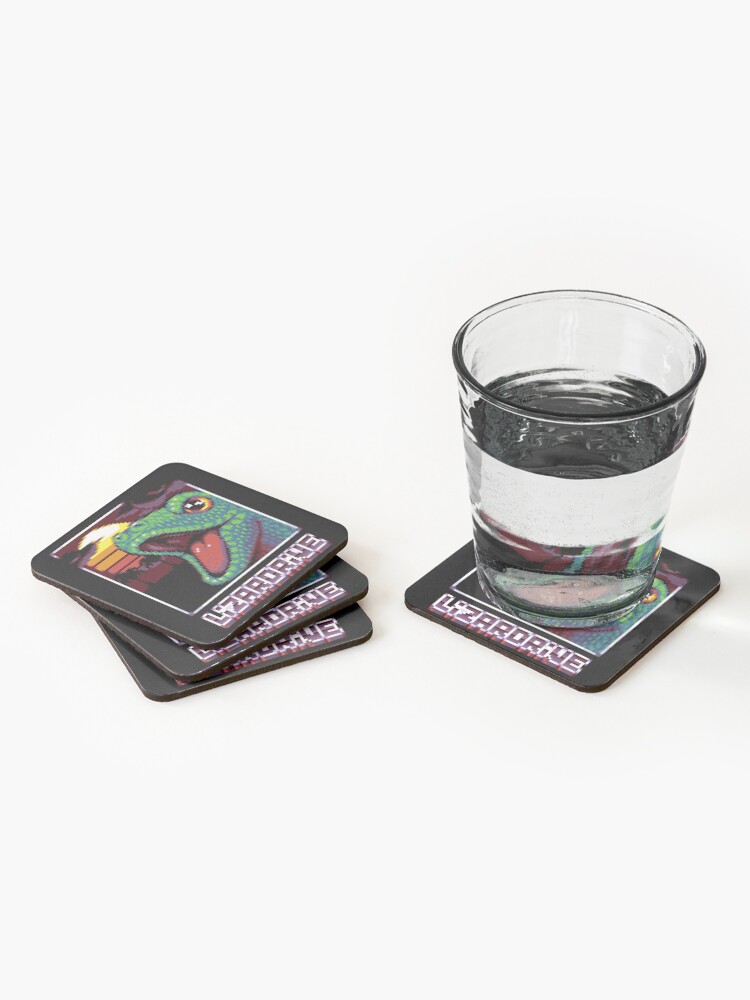 Dessous de verre (lot de 4) ''LIZARDRIVE' : autre vue