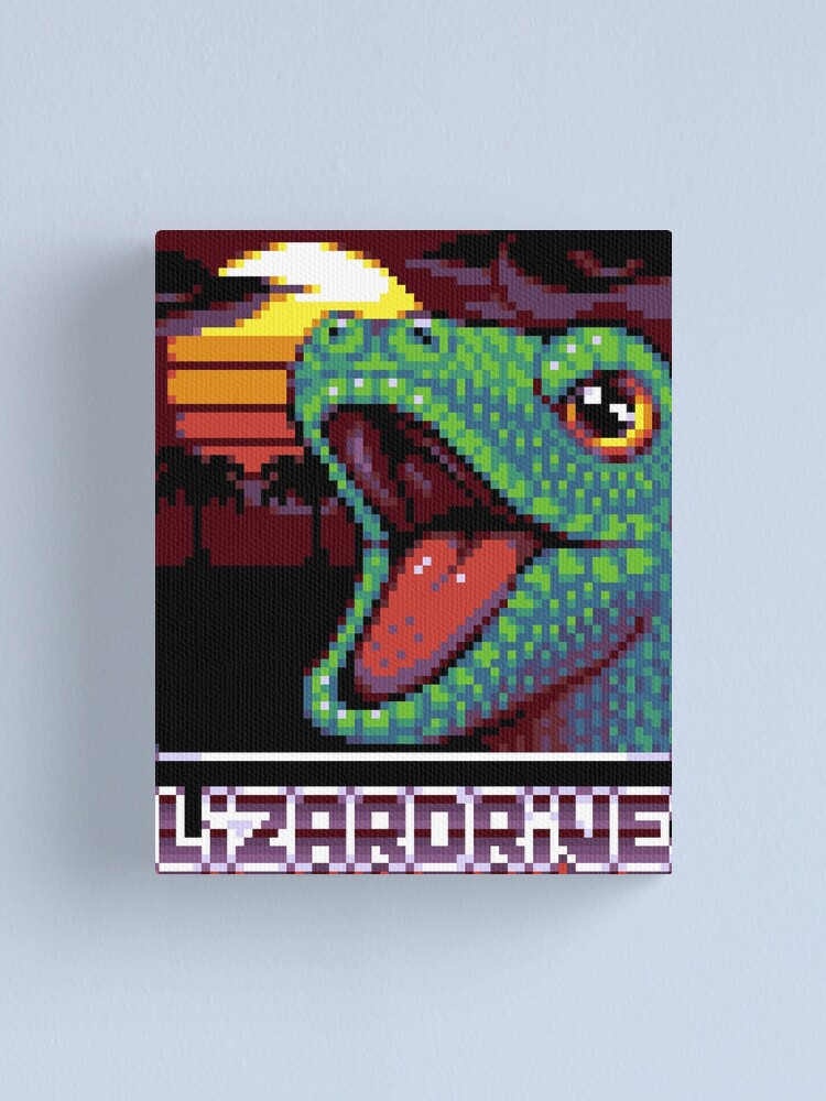 Impression sur toile ''LIZARDRIVE' : autre vue