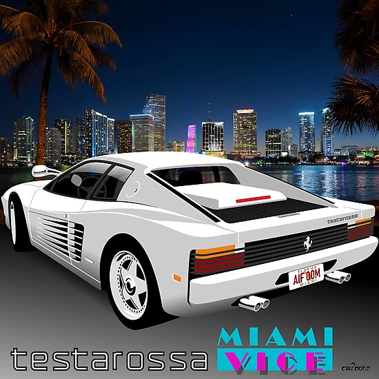 ferrari testarossa miami vice