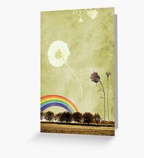 Thistle & Dandelion Greeting Card