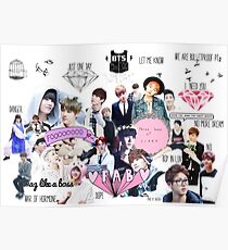 BTS/Bangtan Sonyeondan - Collage Poster