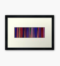 Moviebarcode: Aladdin (1992) Framed Print