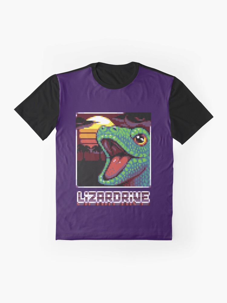 T-shirt graphique ''LIZARDRIVE' : autre vue