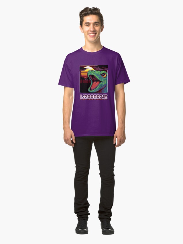 T-shirt classique ''LIZARDRIVE' : autre vue
