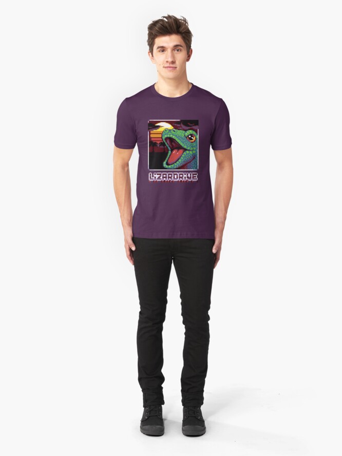 T-shirt ajusté ''LIZARDRIVE' : autre vue