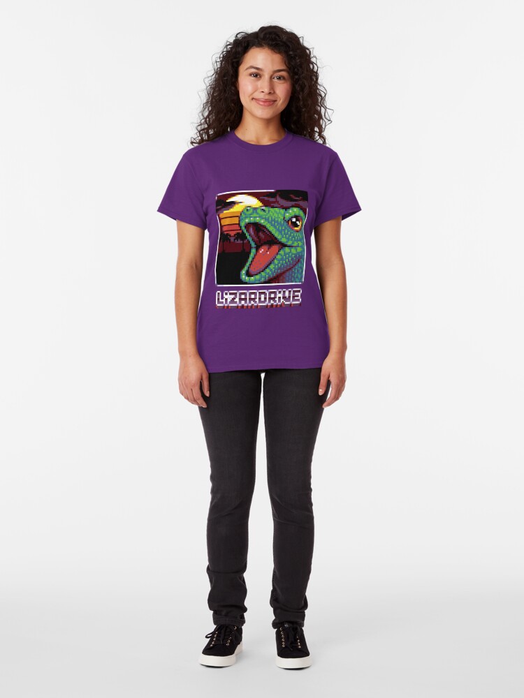T-shirt classique ''LIZARDRIVE' : autre vue