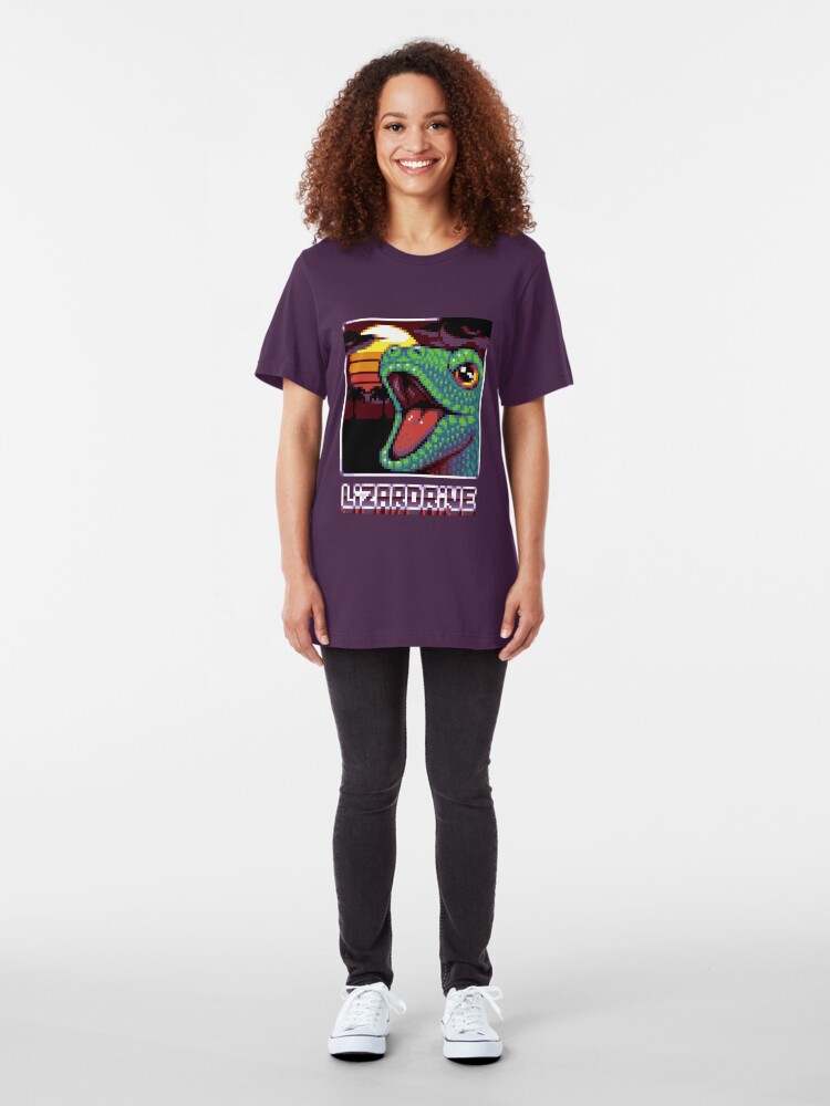 T-shirt ajusté ''LIZARDRIVE' : autre vue