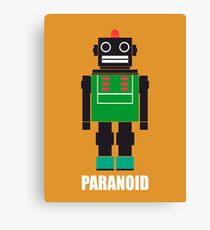 Paranoid Android Radiohead Tshirt Canvas Print