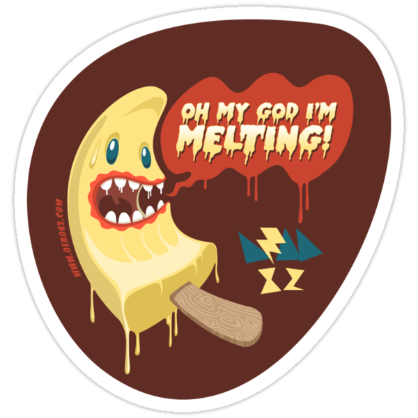 "OMG I'm MELTING!" Stickers by dead82 | Redbubble