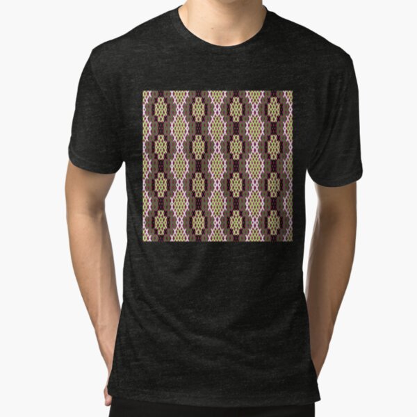 Green tukutuku Tri-blend T-Shirt