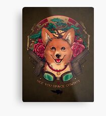 See You Space Cowboy Metal Print