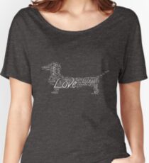 Love my dachshund Women's Relaxed Fit T-Shirt
