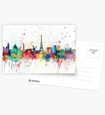 Paris France Skyline Postcards