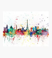 Lámina fotográfica París Francia Skyline