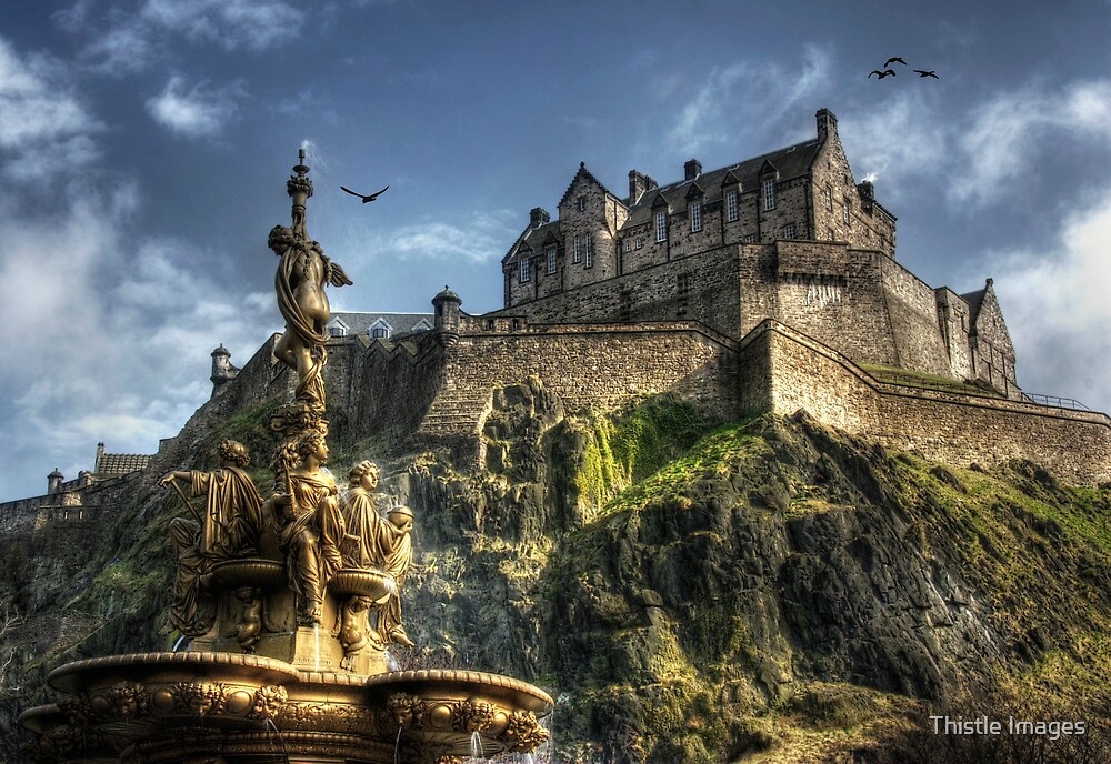 "Edinburgh Castle" by Thistle Images Redbubble