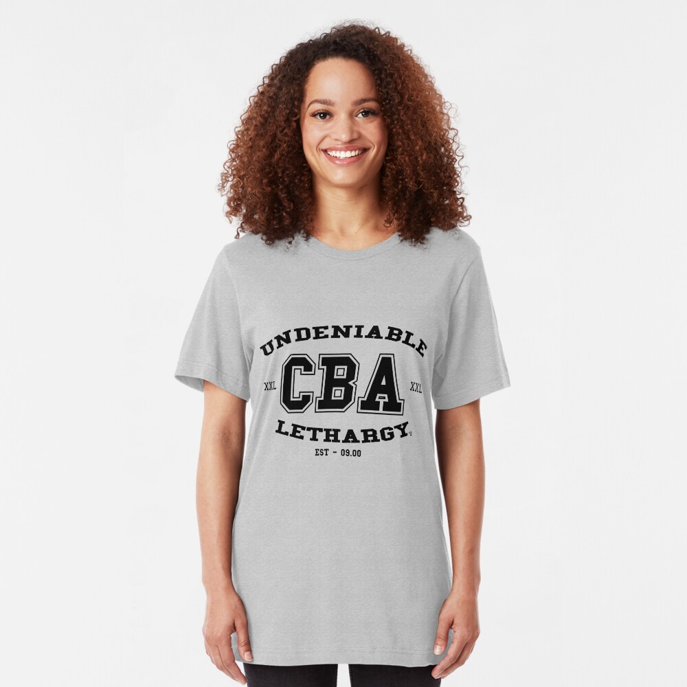 CBA-University (for light shirts & sticker) Slim Fit T-Shirt