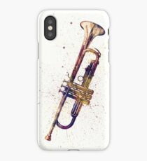 Trumpet Abstract Watercolor iPhone Case/Skin