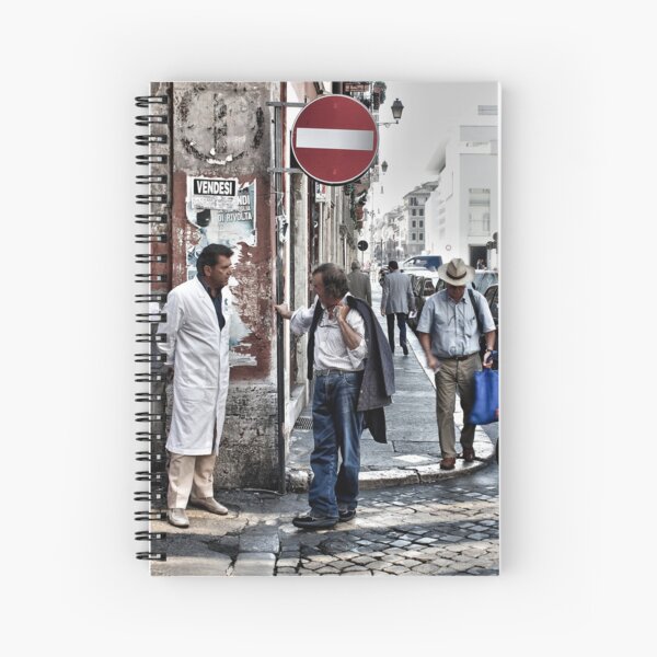 Street Talk, Rome Spiral Notebook