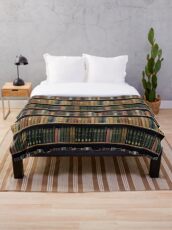 Endless Library (pattern) Throw Blanket