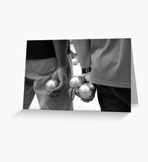 Holding Their Own. Cannes. France Greeting Card