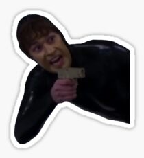 Goldenface Sticker