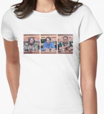 Lebowski Triptych Women's Fitted T-Shirt