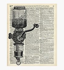 Vintage Kaffeemühle Fotodruck