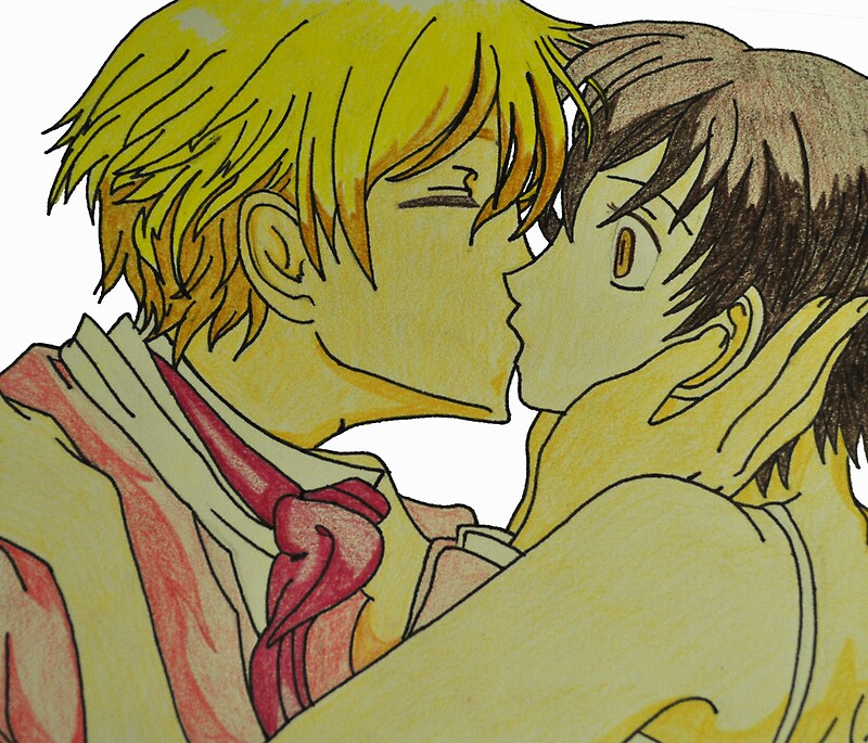 "Tamaki and Haruhi Kiss- Ouran High School" by merelyAdreamer | Redbubble