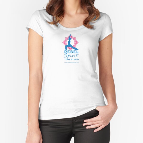 Rebel Spirit Yoga Studio Fitted Scoop T-Shirt