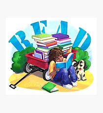Book Wagon Photographic Print