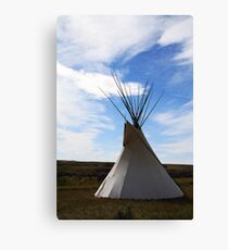 Blackfoot Teepee Canvas Print