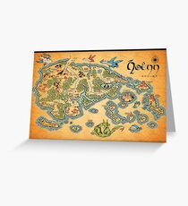 Hoenn Map Greeting Card