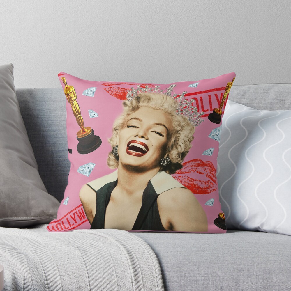 Marilyn Monroe - Actress Throw Pillow