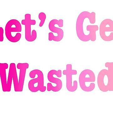 wasted Sticker for Sale by pltulley