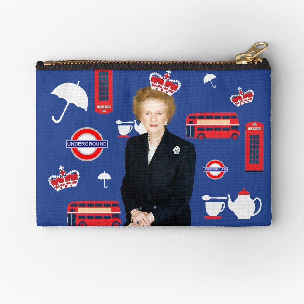 Margaret Thatcher - Prime Minister Zipper Pouch