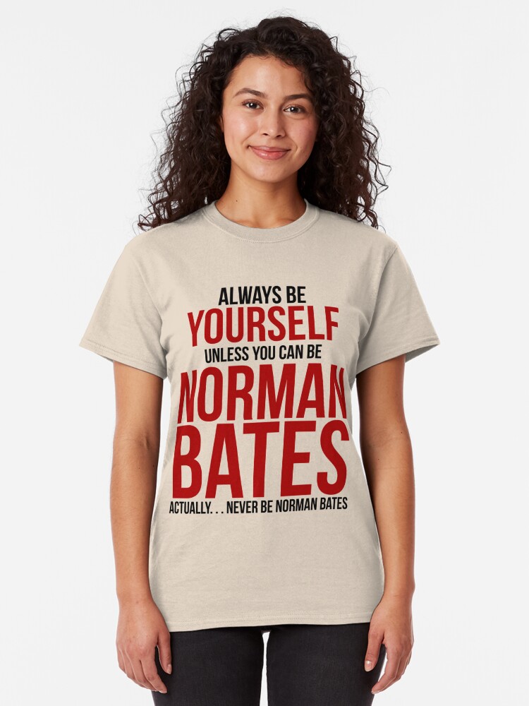 norman bates t shirt