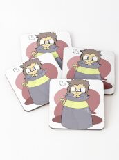 Hat Kid in Hat Coasters