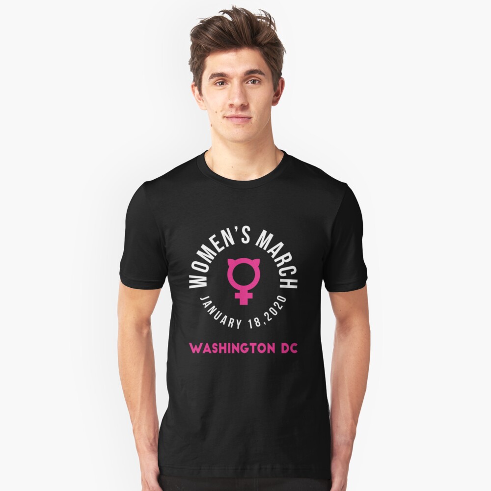 Women's March 2020 Washington DC Slim Fit T-Shirt