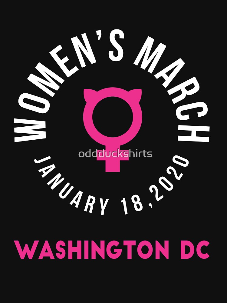Women's March 2020 Washington DC by oddduckshirts