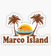 Marco Island - Florida. Sticker