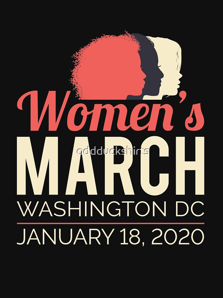 Women's March 2020 Washington DC by oddduckshirts