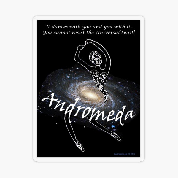 Andromeda Transparent Sticker