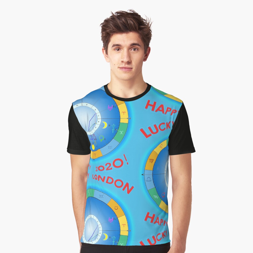 HAPPY 2020 LUCKY LONDON! London's Horoscope for 2020 Graphic T-Shirt