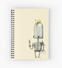 Bot and Bug Spiral Notebook