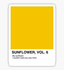 SunflowerV6 HS - Pantone Sticker