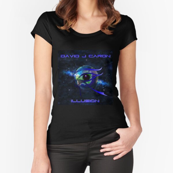 DJC - "Illusion" Single Cover Fitted Scoop T-Shirt